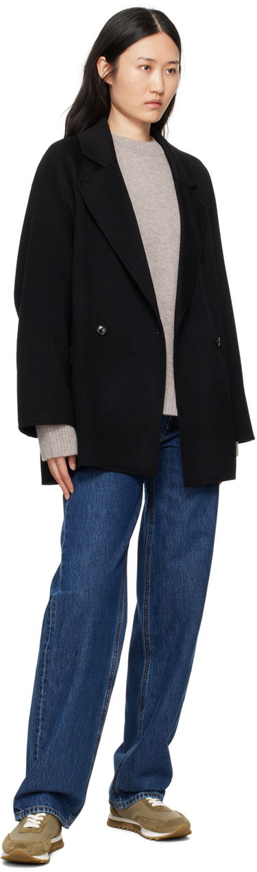 Палта Loulou de Saison Loulou de Saison Gary Double-Breasted Coat Черно | GARY, 3