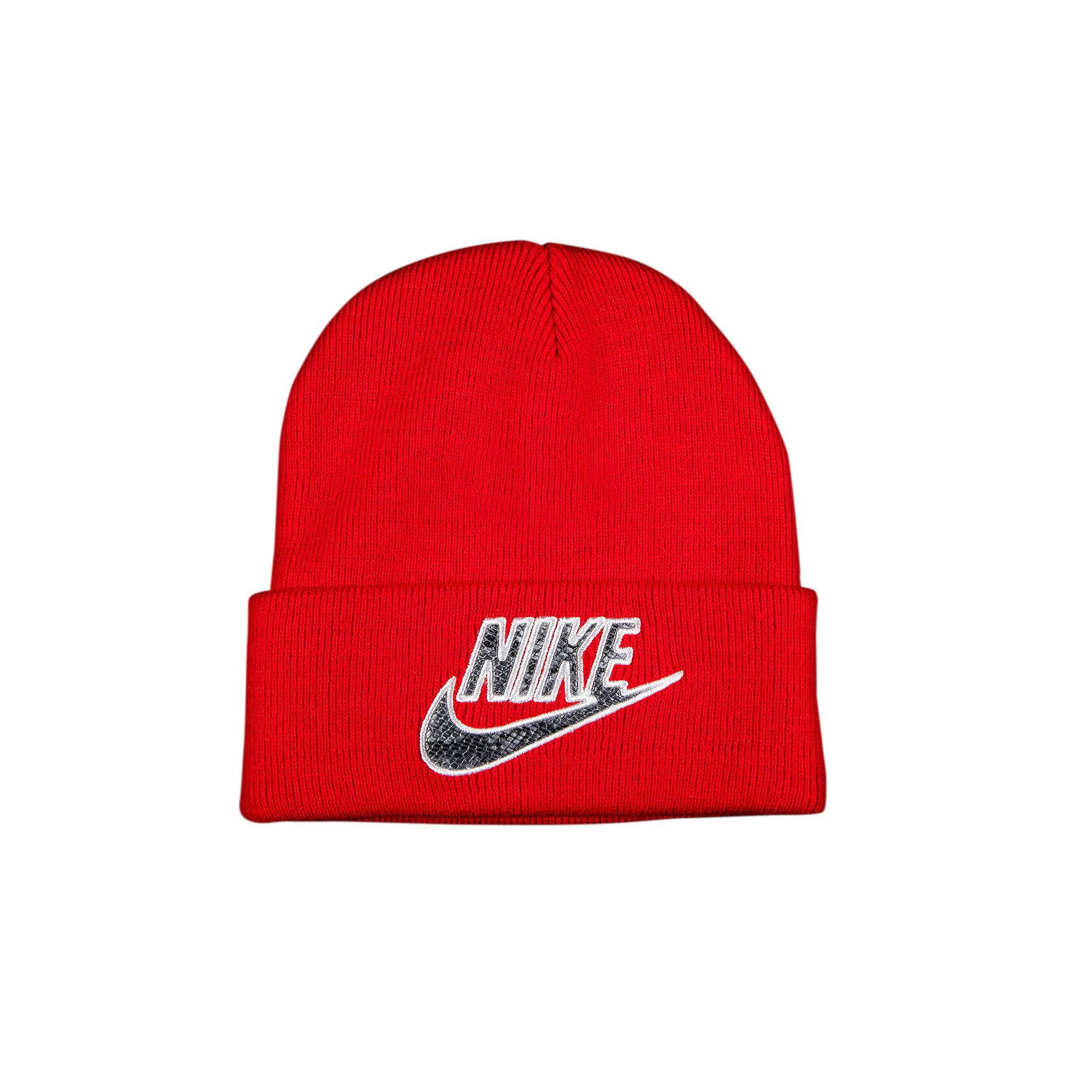 Шапка Supreme Nike x Snakeskin Beanie Червено | SS21BN1 RED, 1
