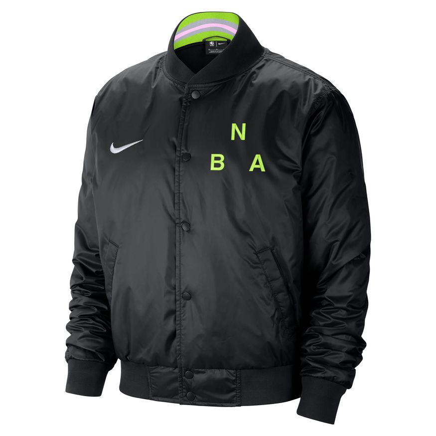 Яке бомбър Nike NBA Team 31 Courtside Lightweight Jacket Черно | DR9074-010, 0