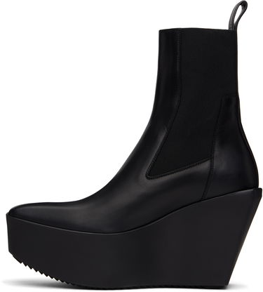 Облекло Rick Owens Rick Owens Hollywood Sliver Platform Beatle Boots Черно | RP01E7851 LOO, 2