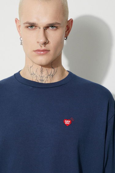 Тениска Human Made Graphic Long Sleeve T-Shirt Синьо | HM26CS009, 4