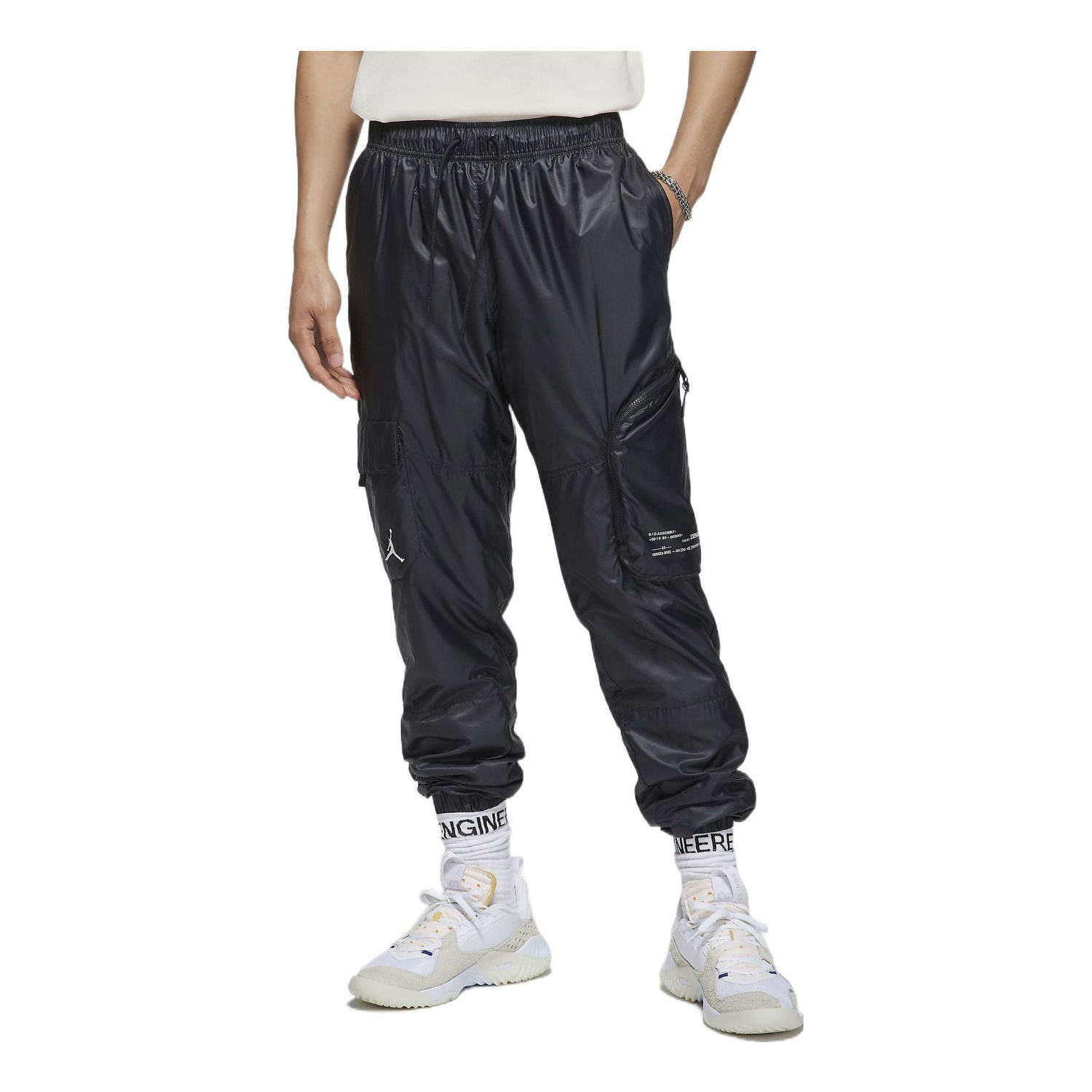 Карго панталони Jordan Solid Color Logo Casual Pants Черно | DM1866-010, 0