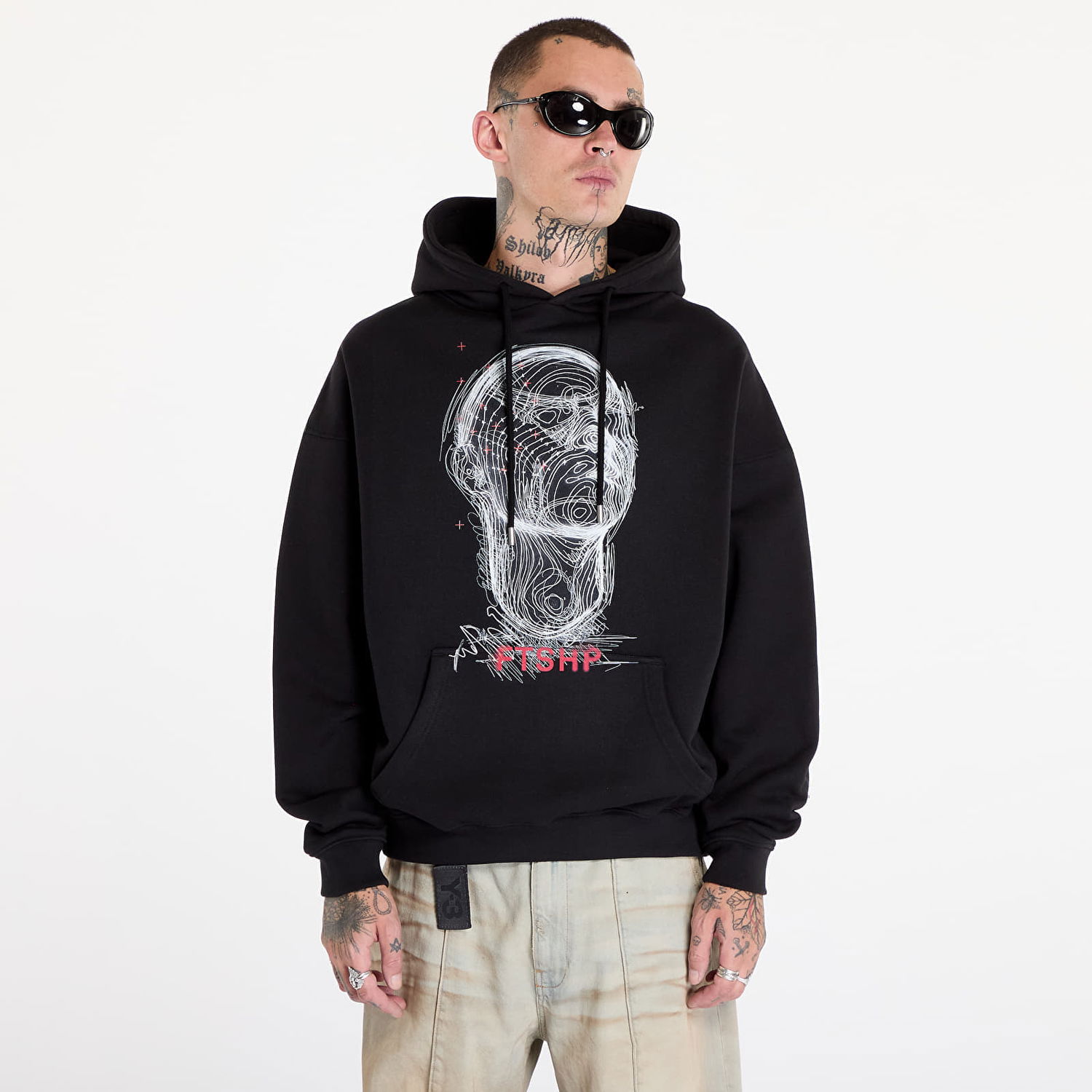 Суитчър Footshop FTSHP Headless Hoodie UNISEX Black L Черно | FTSHP_427, 0