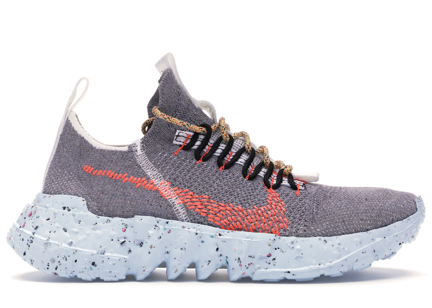 Кецове и обувки Nike Space Hippie 01 Vast Grey Hyper Crimson Сиво | CQ3986-001, 0