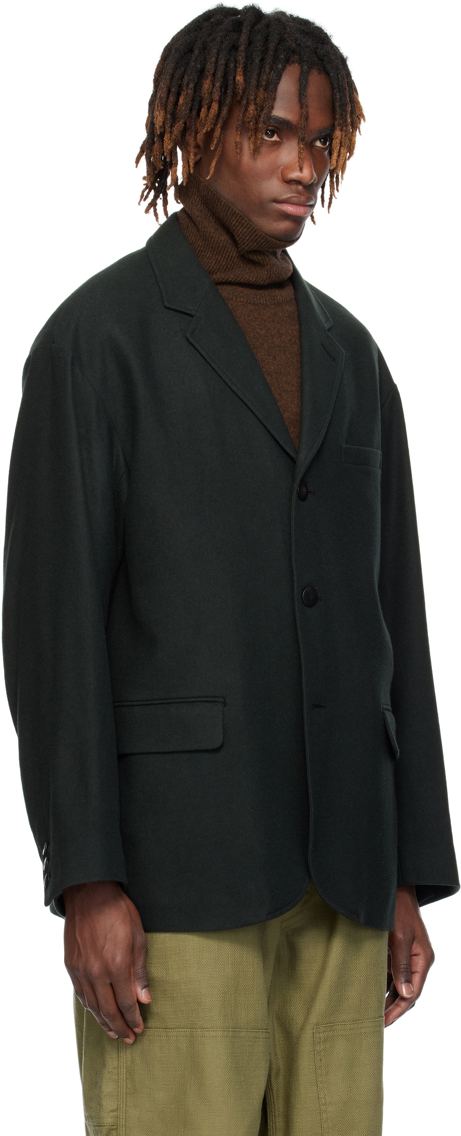 Яке visvim Visvim Bowen Blazer Зелено | 0125105013021, 1