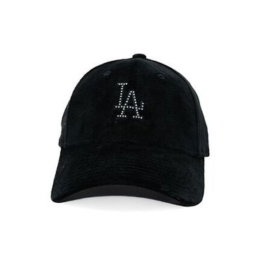 Шапка с козирка New Era MLB Diamante Velour 9FORTY LA Dodgers Adjustable Hat Черно | 60595351, 1