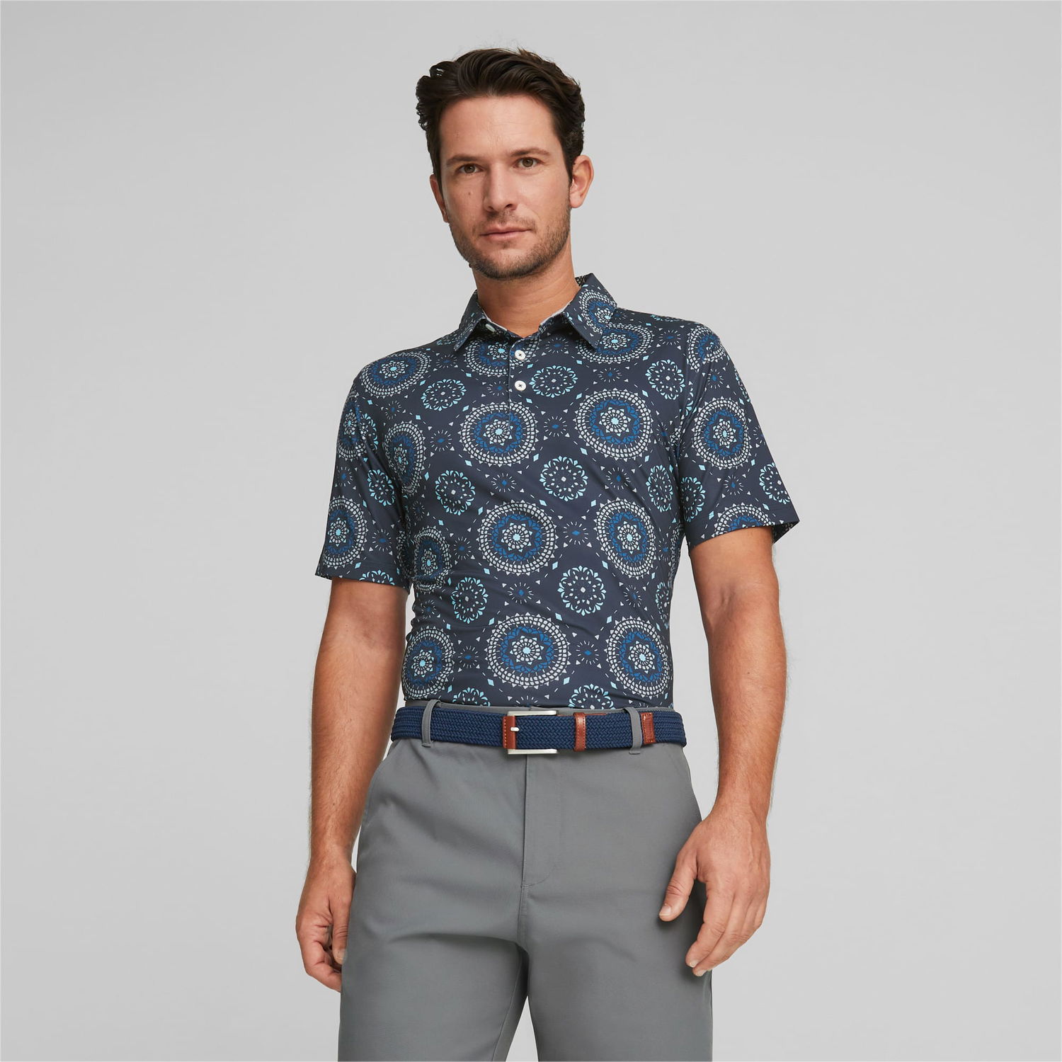 Поло тениска Puma Mattr Rising Polo Shirt Тъмно синьо | 537459_02, 1
