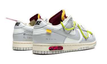 Кецове и обувки Nike Off-White x Dunk Low ''Lot 08 of 50'' Бяло | DM1602-106, 1