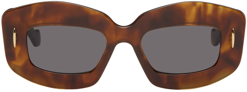 Слънчеви очила Loewe Tortoiseshell Screen Sunglasses Кафяво | LW40114I 192337138447