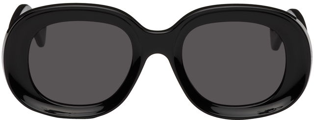 Black Oval Sunglasses