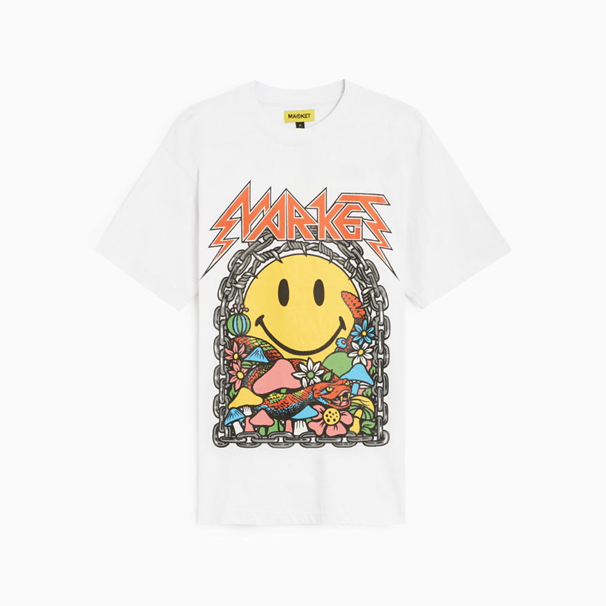 Тениска MARKET Iron Tee Бяло | 399001064-2, 0