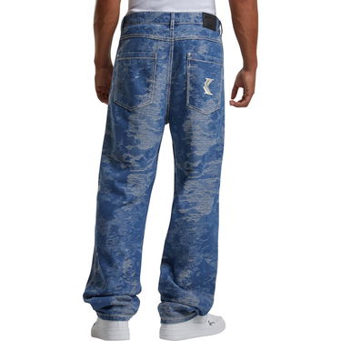 Дънки Karl Kani Og K Distress Camo Five Pocket Denim Jeans Синьо | 60000106, 2