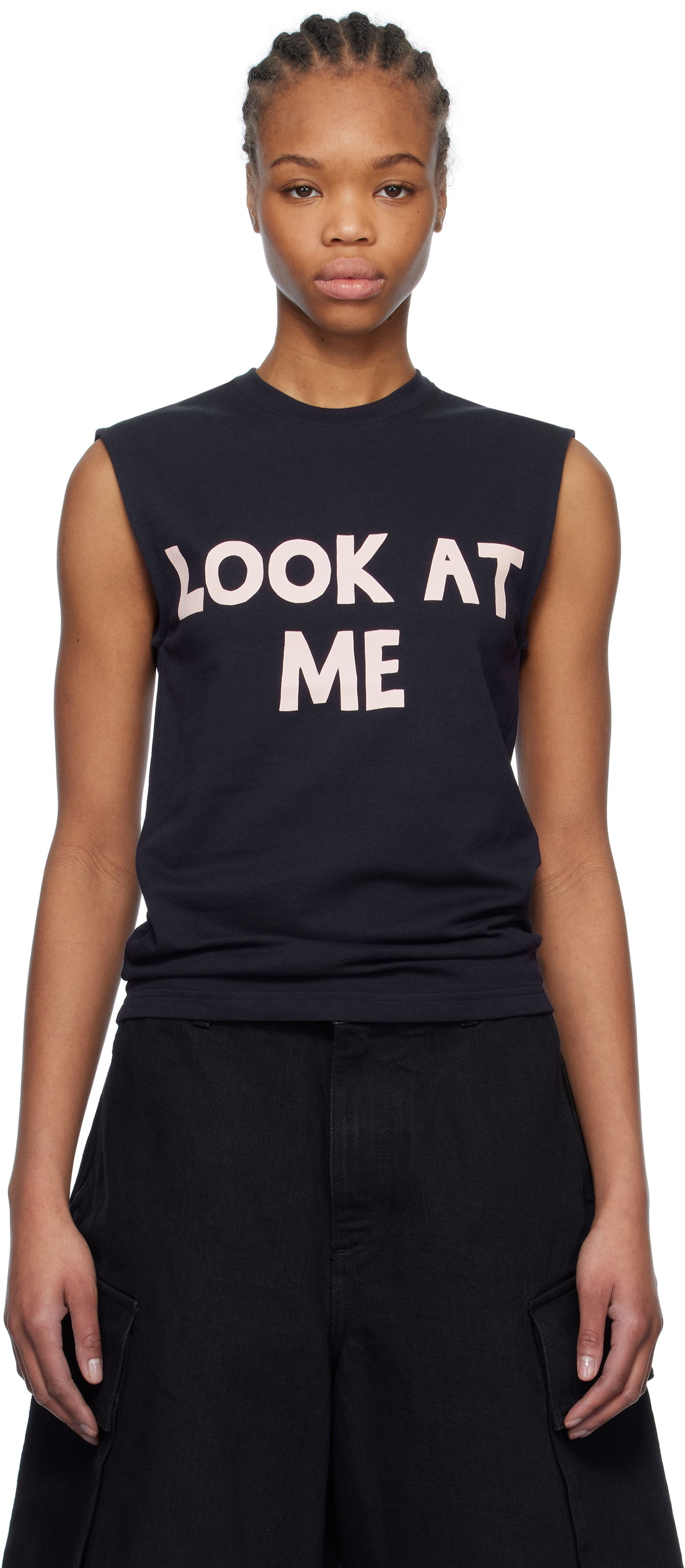 Потник JW Anderson JW Anderson 'Look At Me' Printed Tank Top Черно | JO0264-PG1510, 0