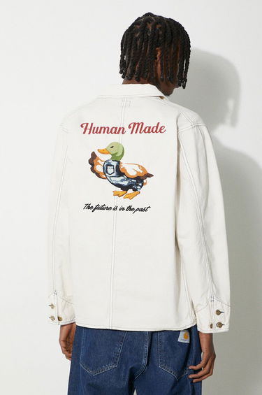 Яке Human Made Coverall Jacket Бяло | HM27JK013, 0