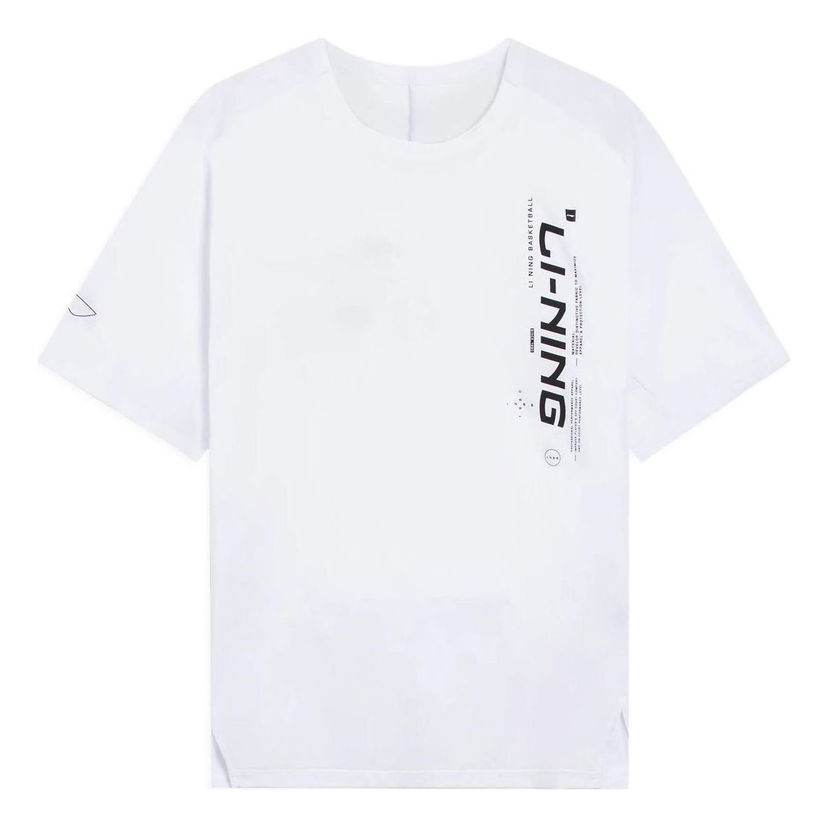 Тениска Li-Ning Hoops Graphic T-Shirt Бяло | ATSS363-3
