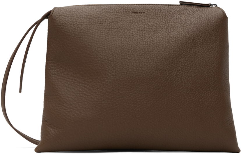 Чанта през рамо The Row Brown Nu Twin Bag Кафяво | W1235-L129