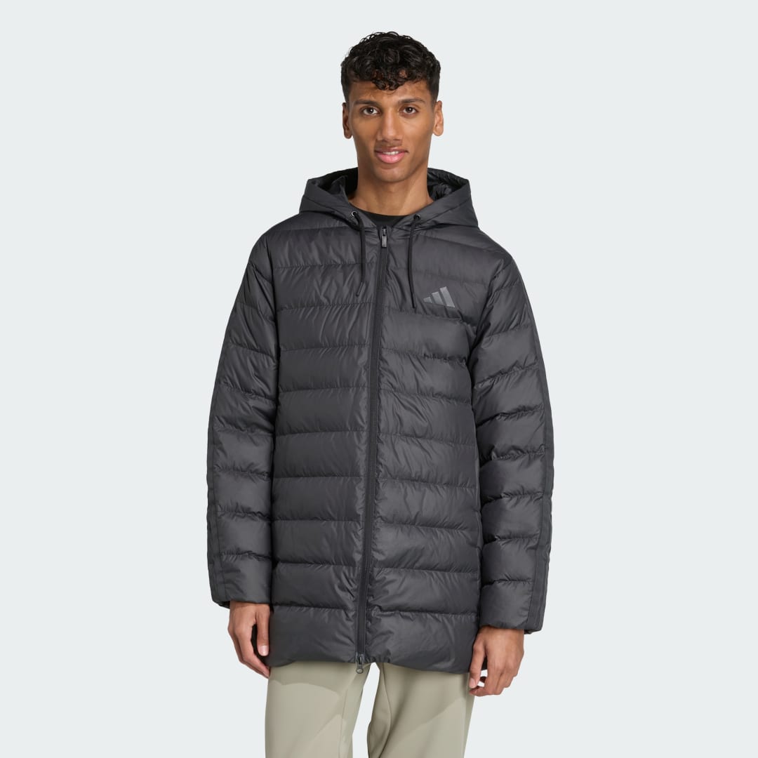 Парка adidas Performance Essentials Climawarm 3-Stripes Light Down Parka Черно | JM4061, 0