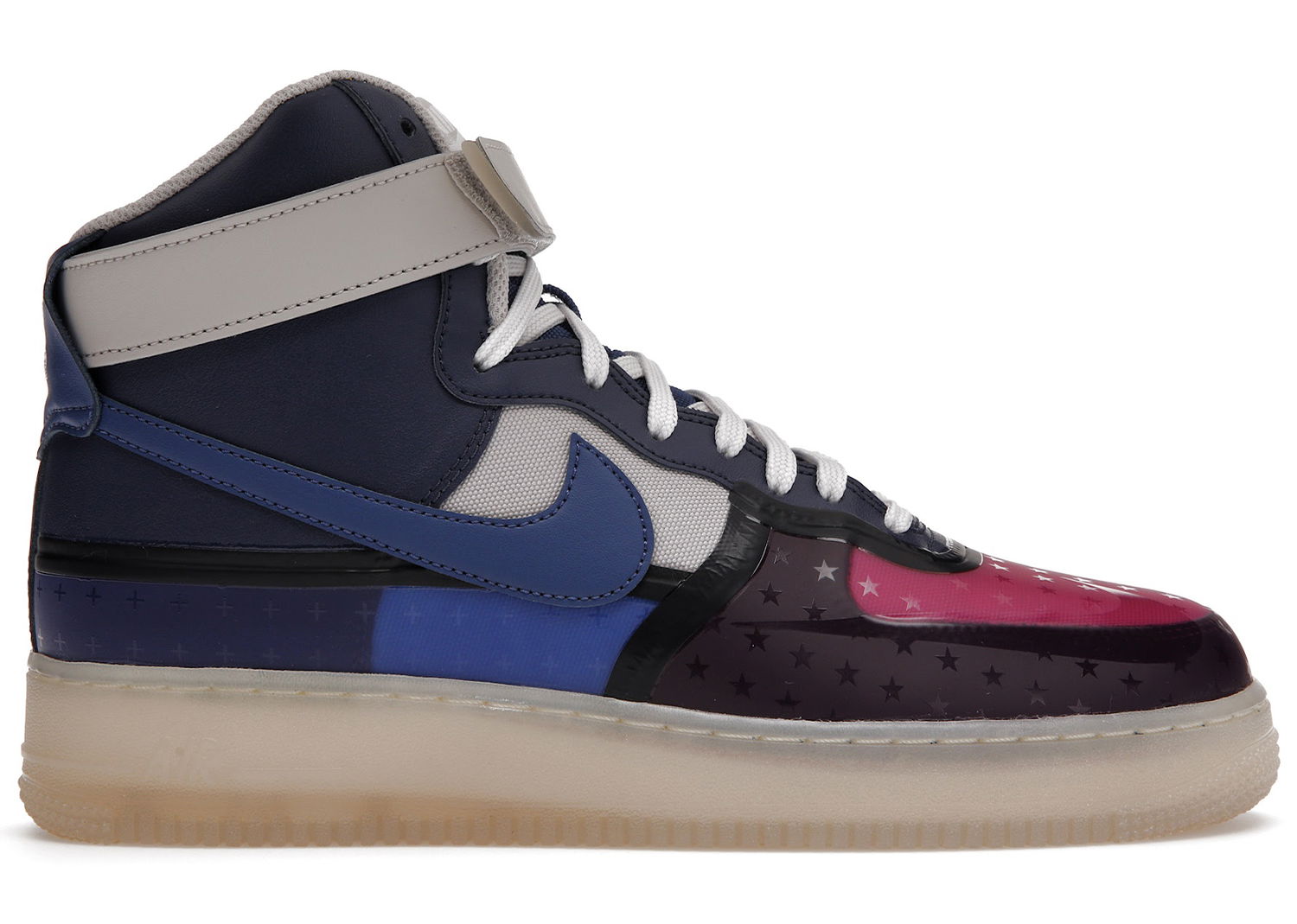 Кецове и обувки Nike Air Force 1 High '07 Premium Thunder Blue Pink Prime Черно | DV1015-437, 0