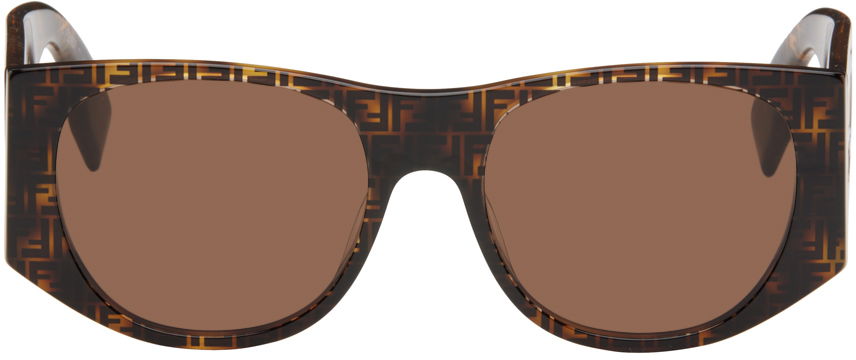 Слънчеви очила FENDI Baguette Sunglasses Кафяво | FE40109I 192337147432, 0