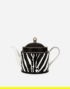 Zebra Print Porcelain Teapot