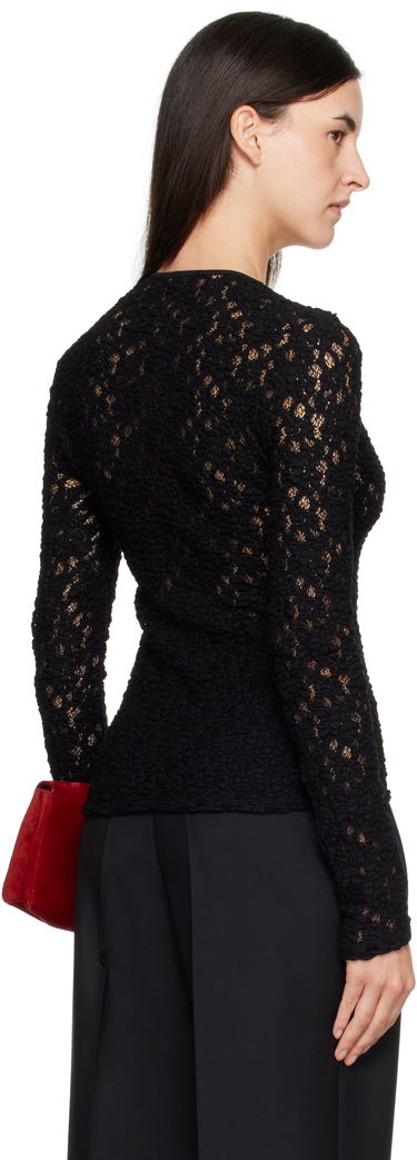 Тениска Max Mara Max Mara Gennaio Lace Top Черно | 2526946041600, 2