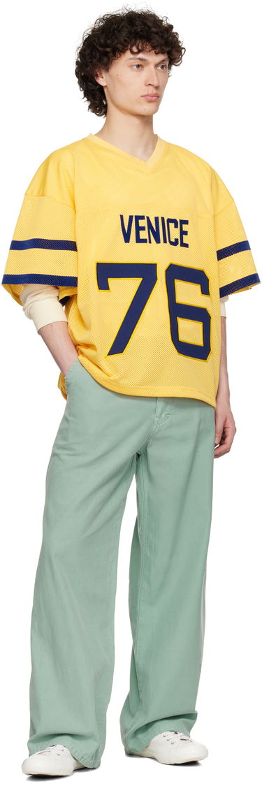 Фланелка ERL ERL 'Venice 76' Football Jersey Жълто | ERL10T014, 3