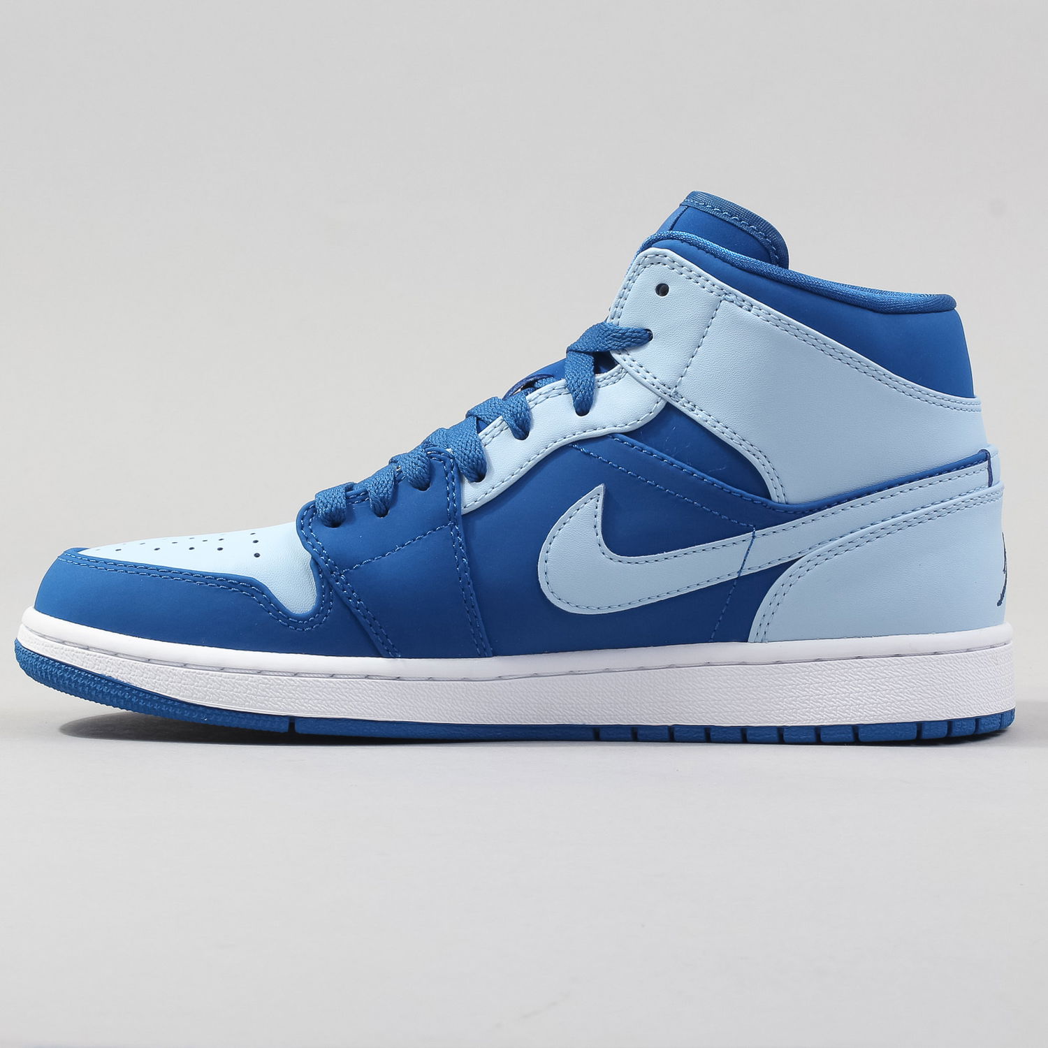 Кецове и обувки Jordan Air Jordan 1 Retro Mid "Ice Blue" Синьо | 554724-400, 0