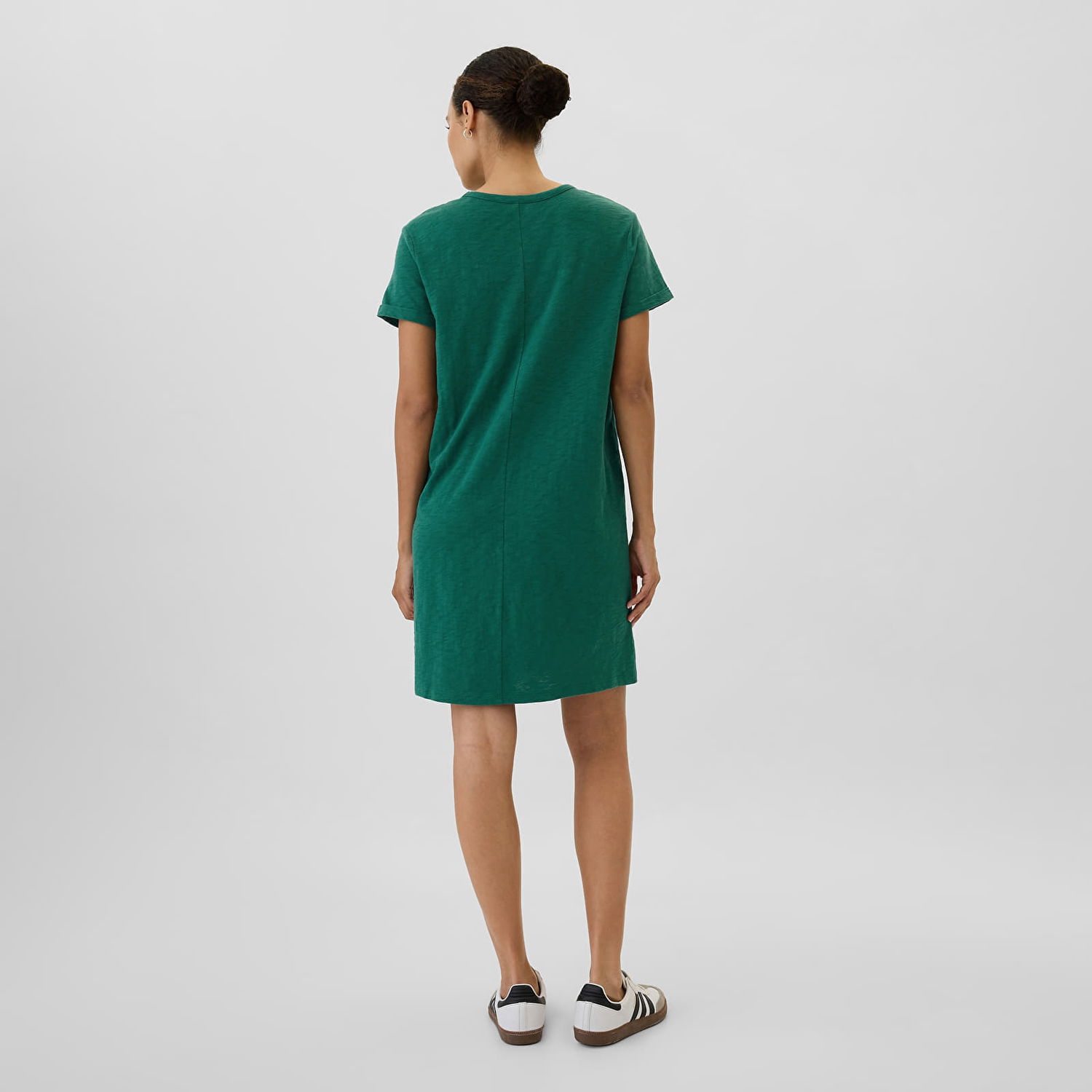 Pокля GAP Dress Shortsleeve Logo Dress Balsam Tree S Зелено | 541918-00, 1