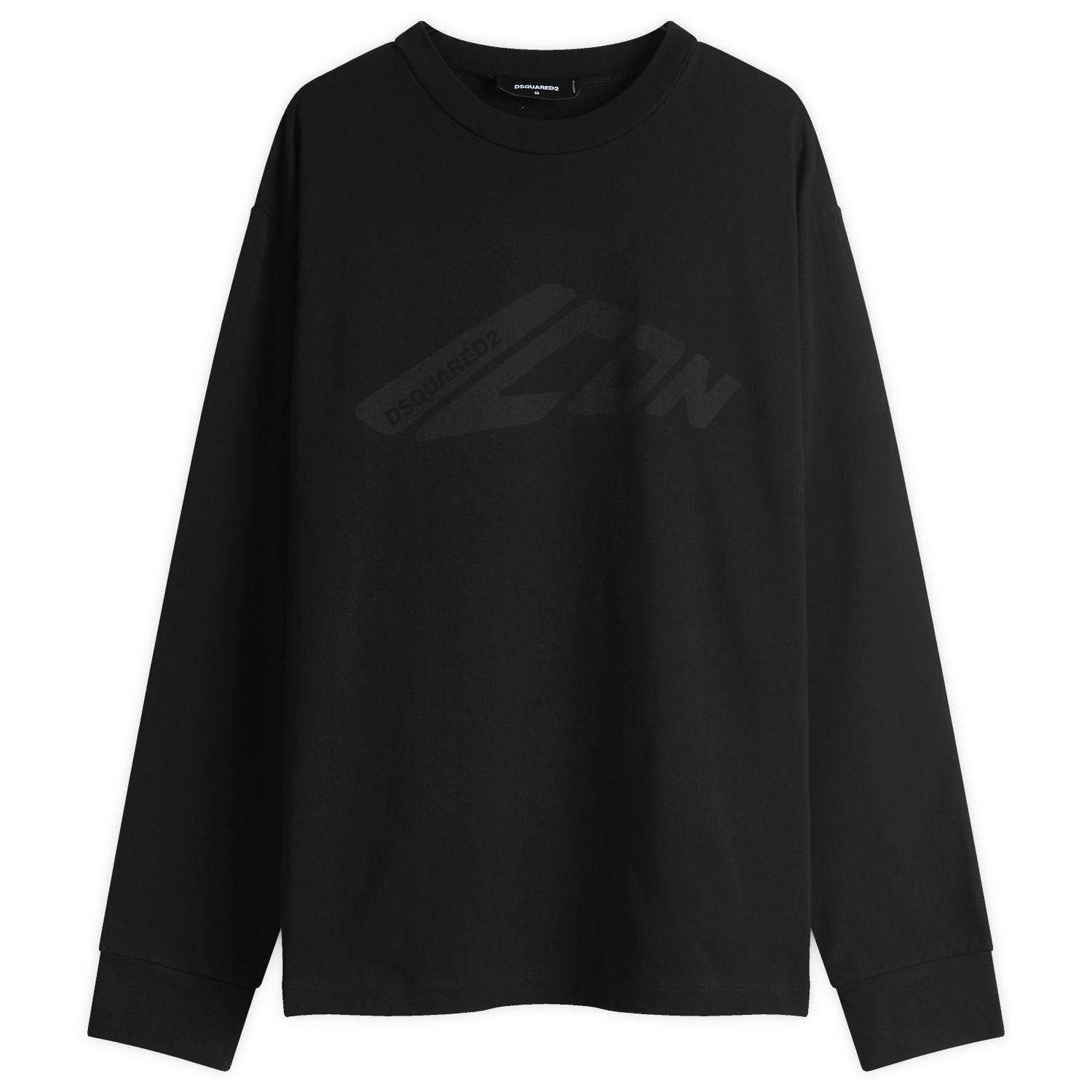 Суитчър DSQUARED2 ICON Loose Fit Long Sleeve T-Shirt, Size Large Черно | S79GC0108-S24583-900, 1