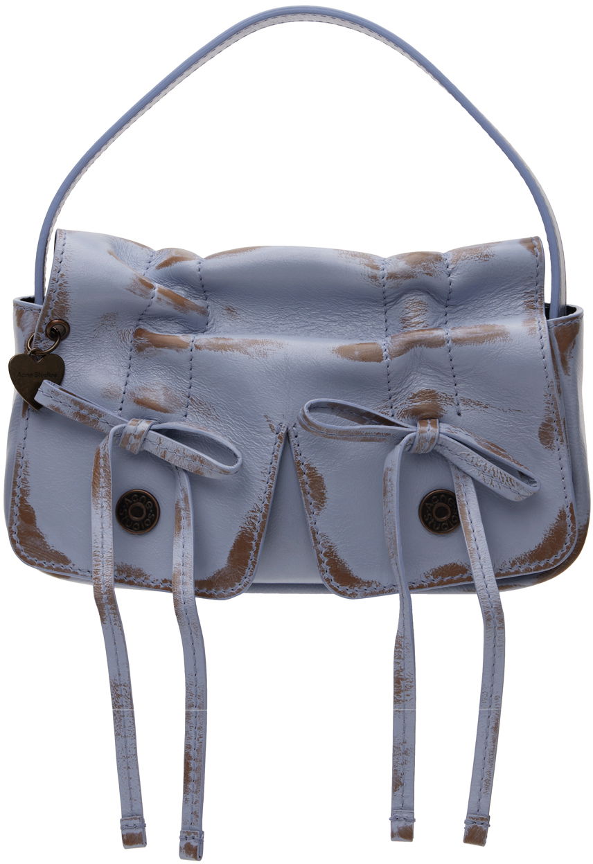 Дамска чанта Acne Studios Multipocket Micro Bag Лилаво | A10344-, 0
