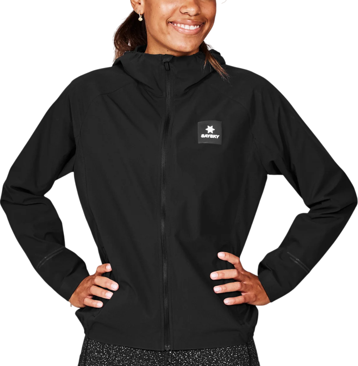 Ветровка Saysky Saysky Clean Pace Hooded Jacket Черно | xwrja20c901, 0
