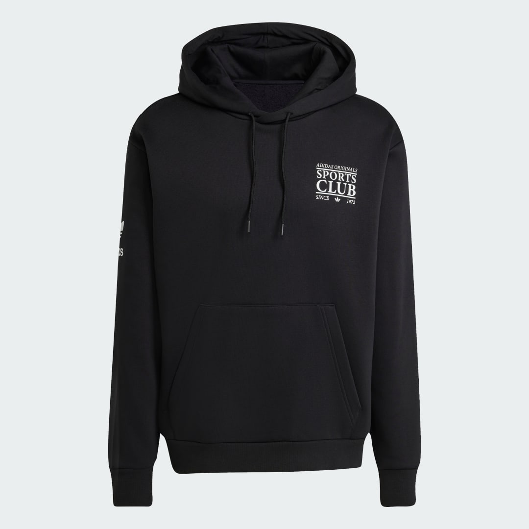 Суитчър adidas Performance Sports Club Graphic Hoodie Черно | JX3058, 0