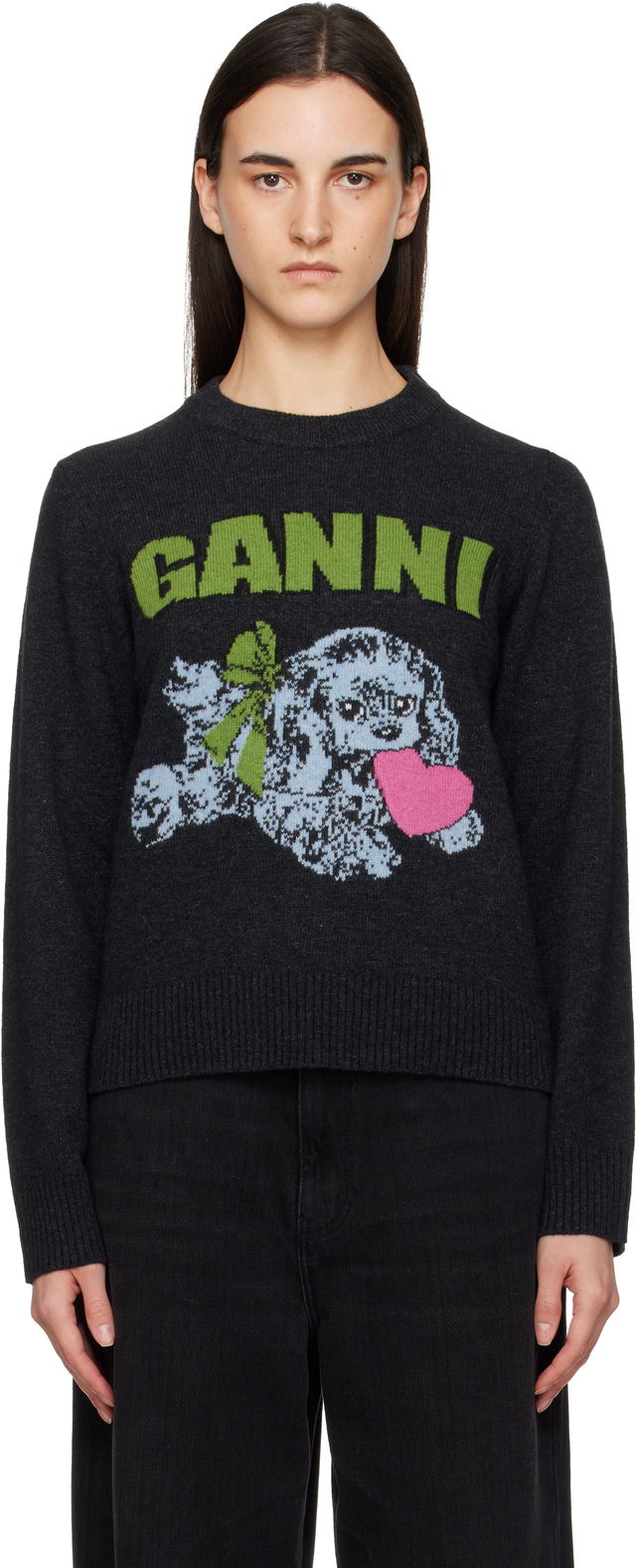 GANNI Puppy Wool Jumper