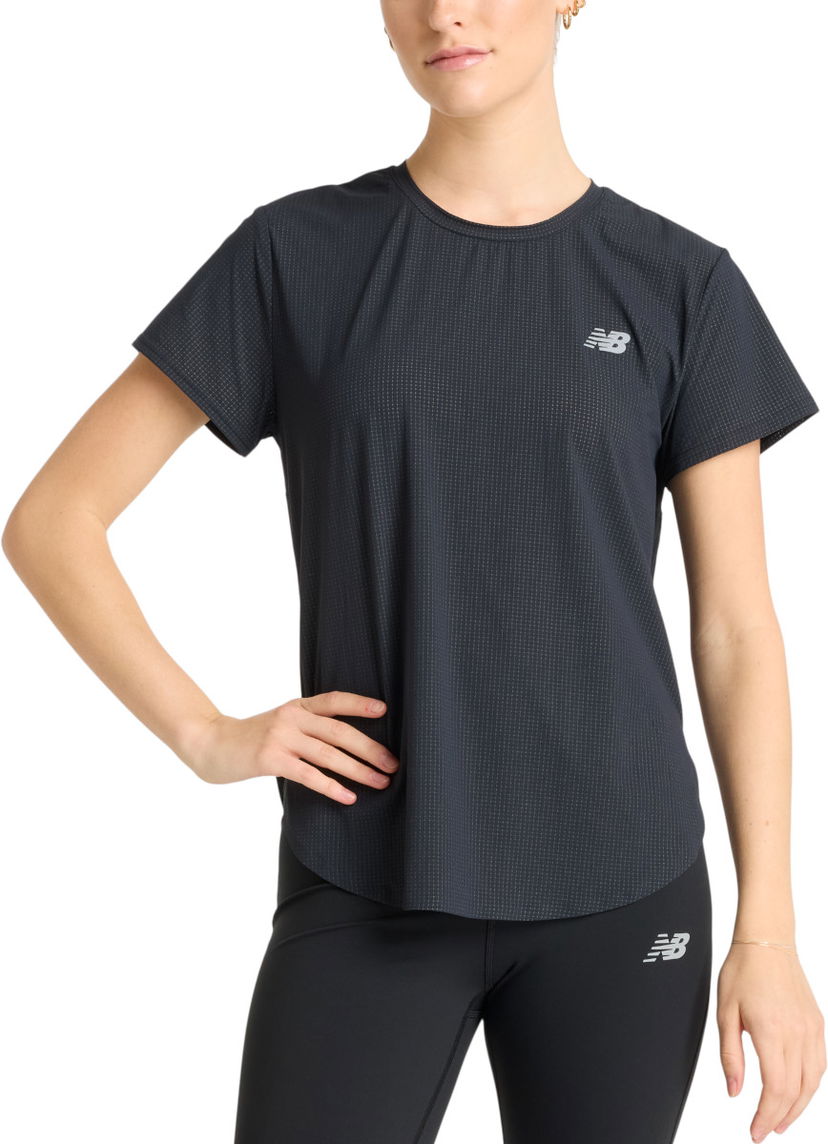 Тениска New Balance New Balance Race Day Ultra Light T-Shirt Черно | wt51227-bk