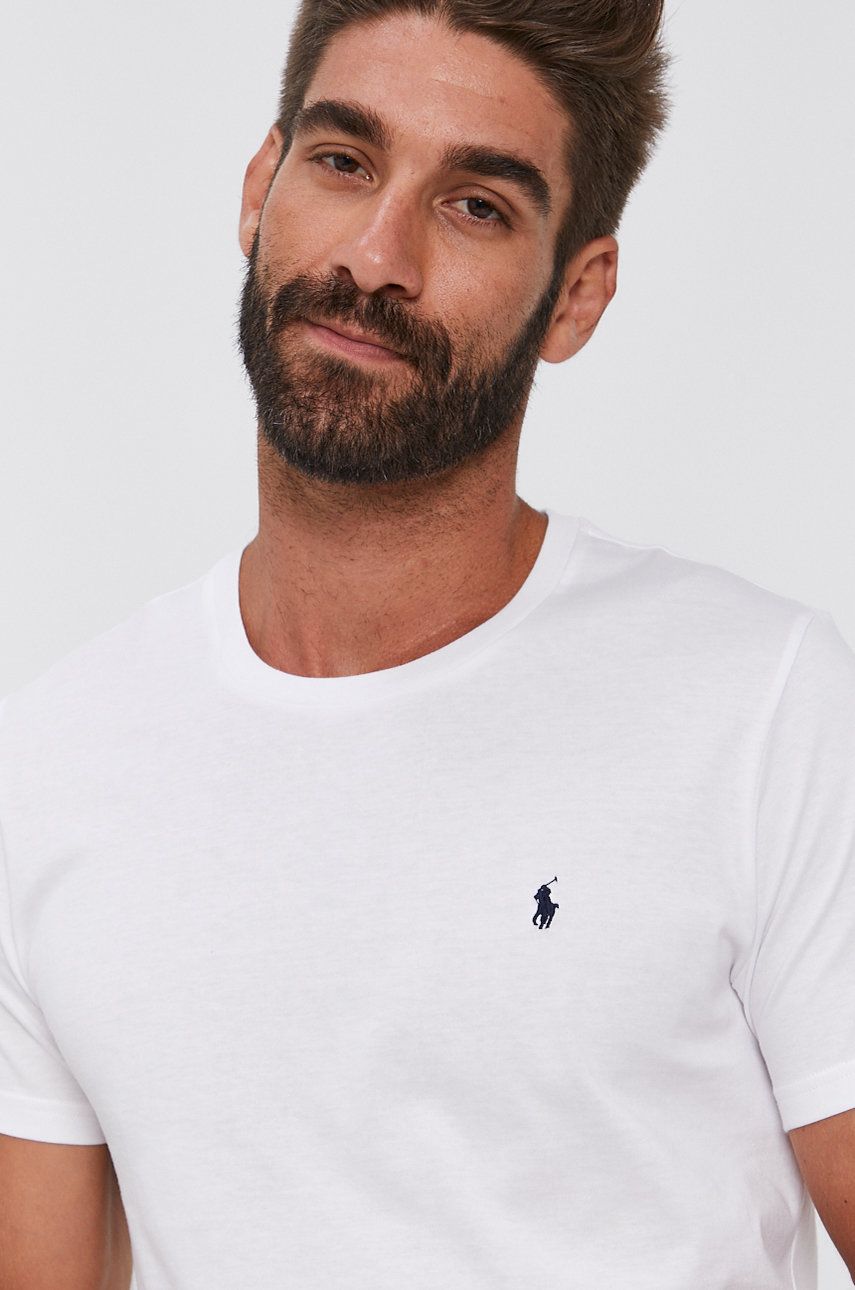 Тениска Polo by Ralph Lauren Cotton T-Shirt Бяло | 714844756004, 0