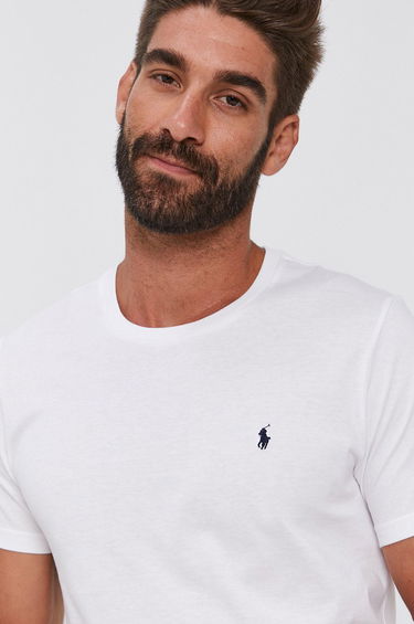 Тениска Polo by Ralph Lauren Cotton T-Shirt Бяло | 714844756004, 0