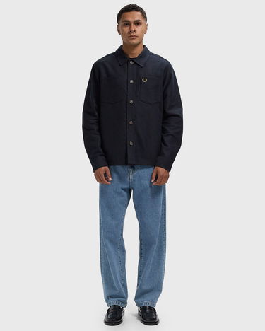Риза Fred Perry Fred Perry Brushed Twill Overshirt Тъмно синьо | M1723-608, 2