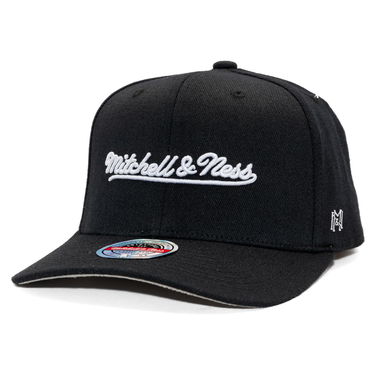 Шапка с козирка Mitchell & Ness Mitchell & Ness Branded Script Stretch Cap Черно | HC12184-MNNBLCK, 0