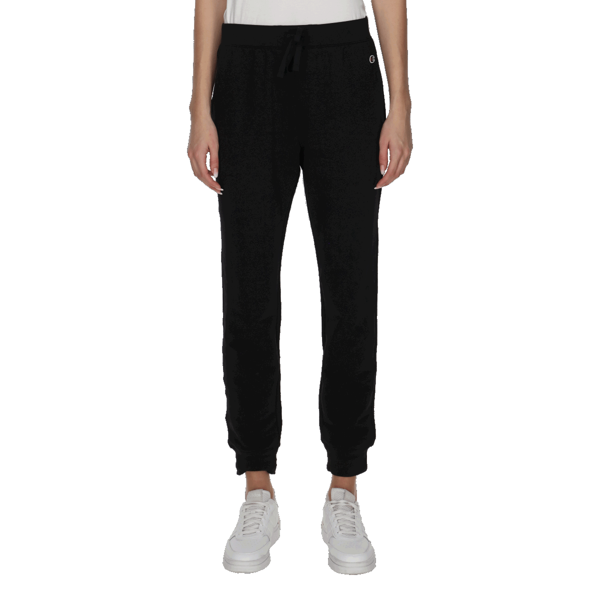 Спортни панталони Champion Soft Texture Drawstring Jogger Pants Черно | 117550-KK001, 0