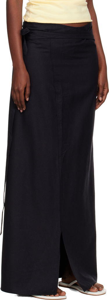 Пола Baserange Baserange Venn Maxi Wrap Skirt Черно | SSVE-WS-AU25, 1