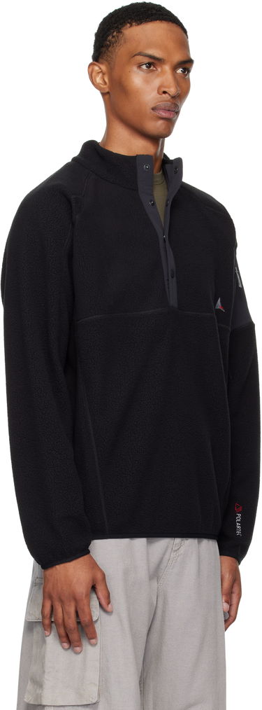 Яке ROA Fleece Button Up Jacket Черно | RBMW0245FA191, 2