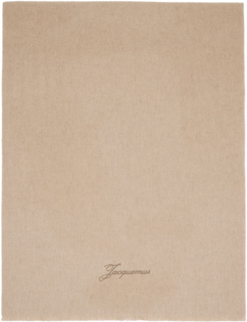 Шал Jacquemus The Tailleur Scarf Бежово | 25HACU00792AK00290