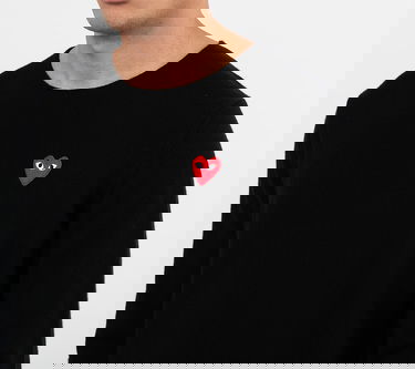 Пуловер Comme des Garçons PLAY Knit Черно | P1N068 black, 1
