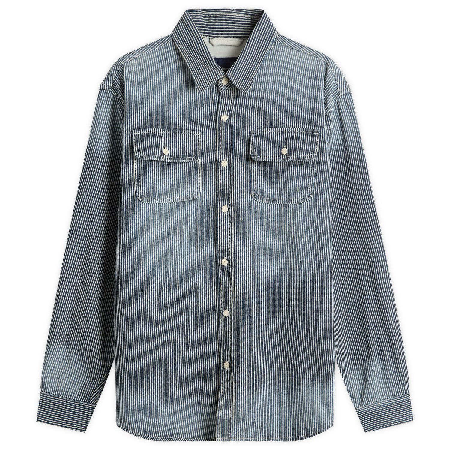 Риза thisisneverthat Hickory Denim Shirt Синьо | TN253WSHTL05-IND, 0