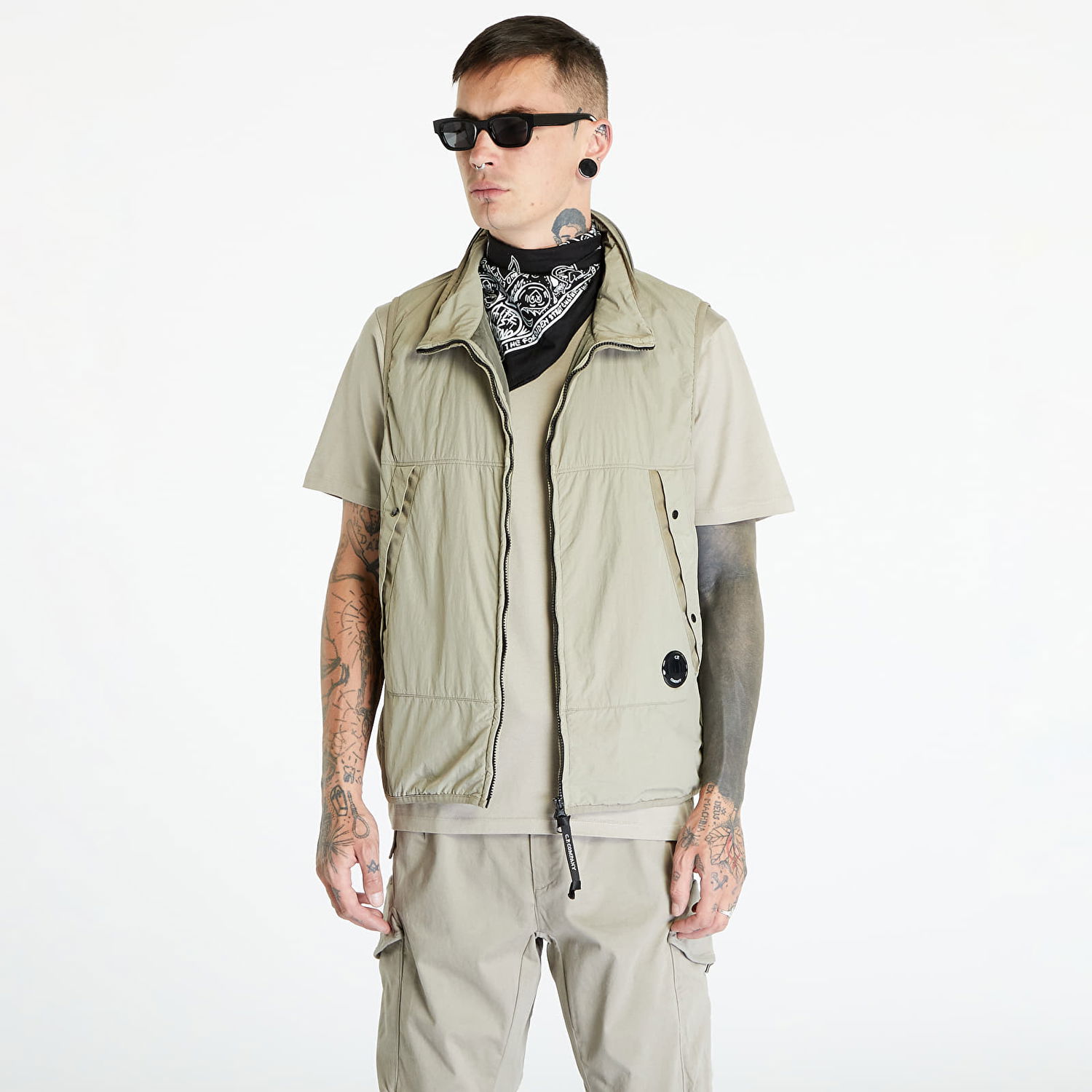 Жилетка C.P. Company G.D.P. Vest Зелено | 15CMOW212A006124G-335, 0