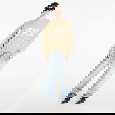 Пуловер A.P.C. Logo Jumper XXL Бежово | WOASL-M23009 AAE, 4