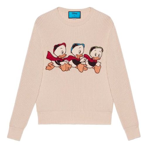 Пуловер Gucci Donald Duck Cotton Wool Sweater Бежово | 650076-XKBRQ-9791