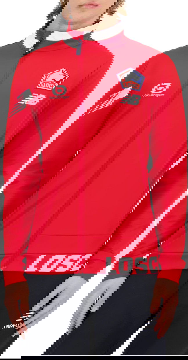 Яке New Balance LOSC Lille Prematch Jacket 2023/24 Червено | mj231076-hme, 0