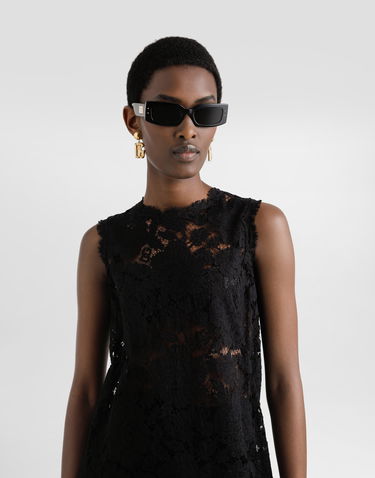 Pокля Dolce & Gabbana Dolce & Gabbana A-Line Lace Dress Черно | F6ATYTHLM7LN0000, 3