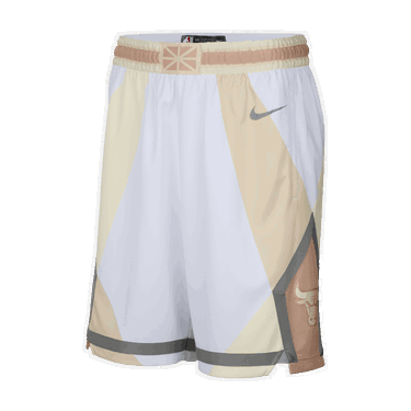Къси панталони Nike Dri-FIT NBA Swingman Chicago Bulls City Edition 2024/25 Бяло | FQ4401-100, 3